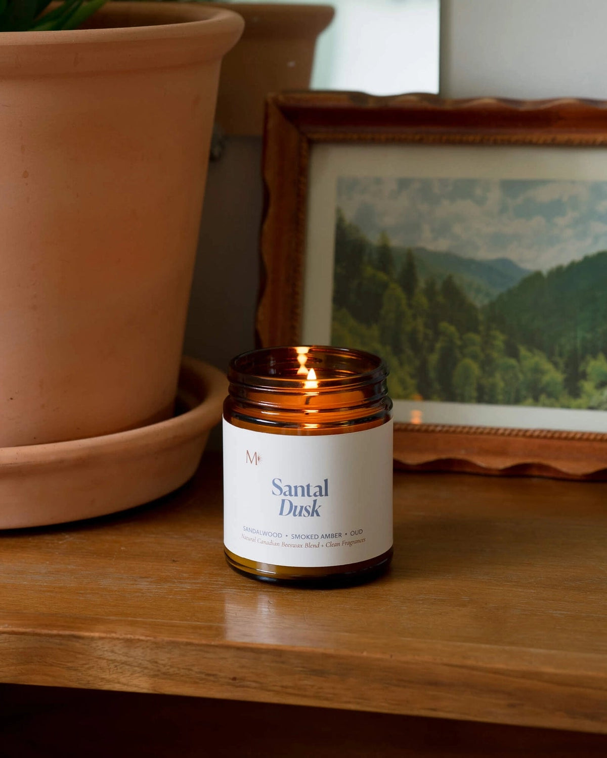 Santal Dusk | Canadian Beeswax Candle