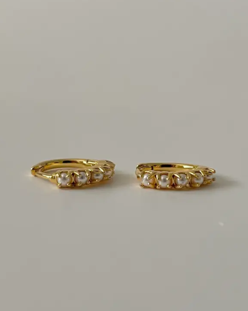 Becca Pearl Hoops