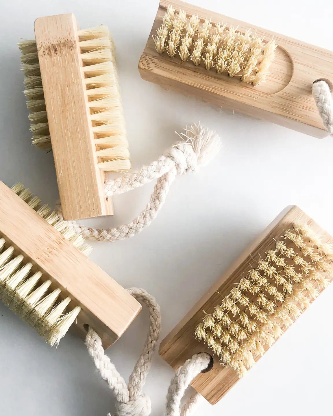 Double Sided Bamboo Nail Brush