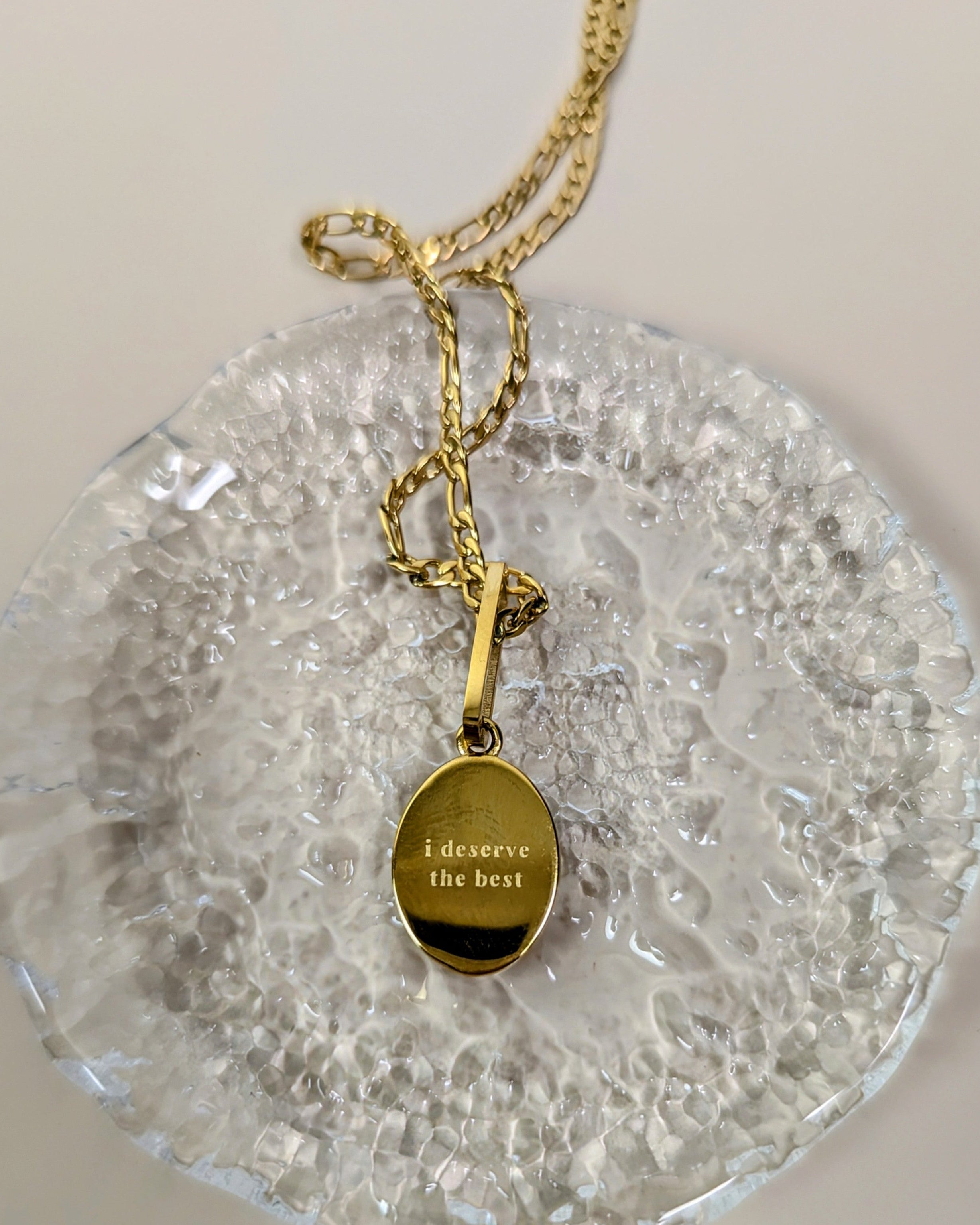 I Deserve the Best Affirmation Necklace