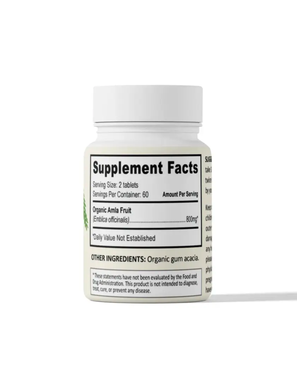 Organic Amla Tablets (120 ct)