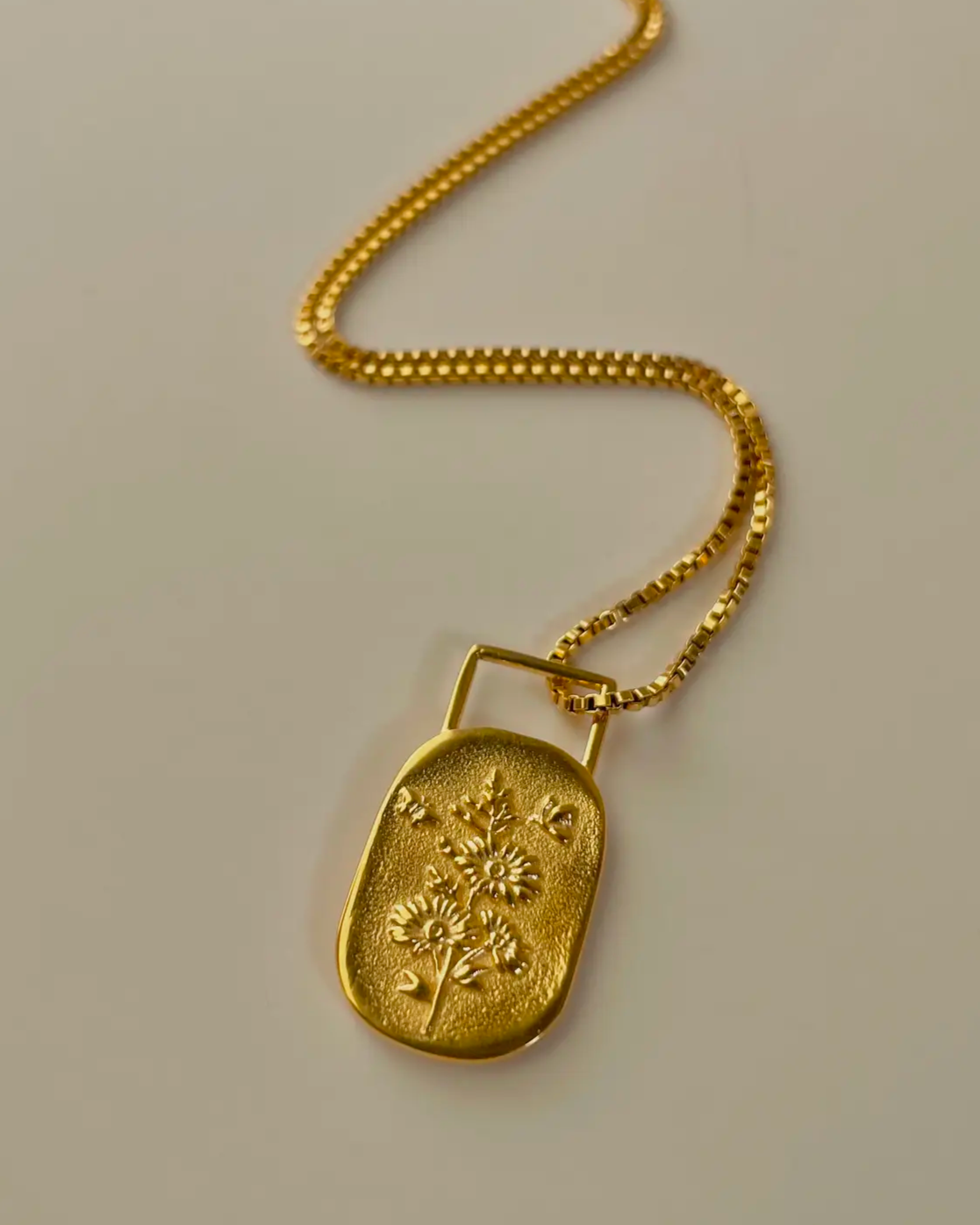 Bloom Affirmation Necklace- Gold