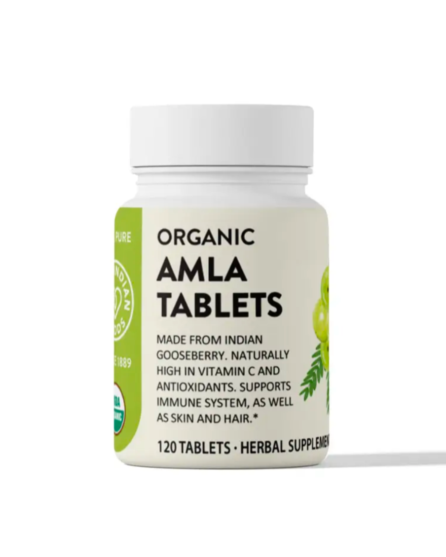 Organic Amla Tablets (120 ct)