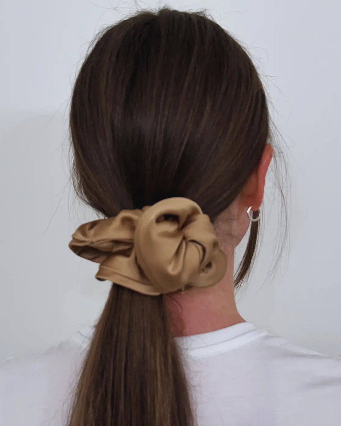 Large Satin Hair Scrunchie