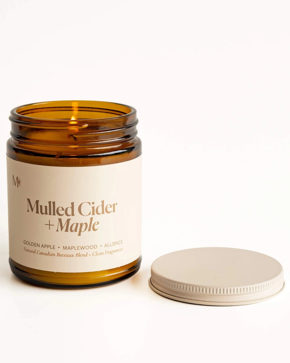 Mulled Cider + Maple | Canadian Beeswax Candle