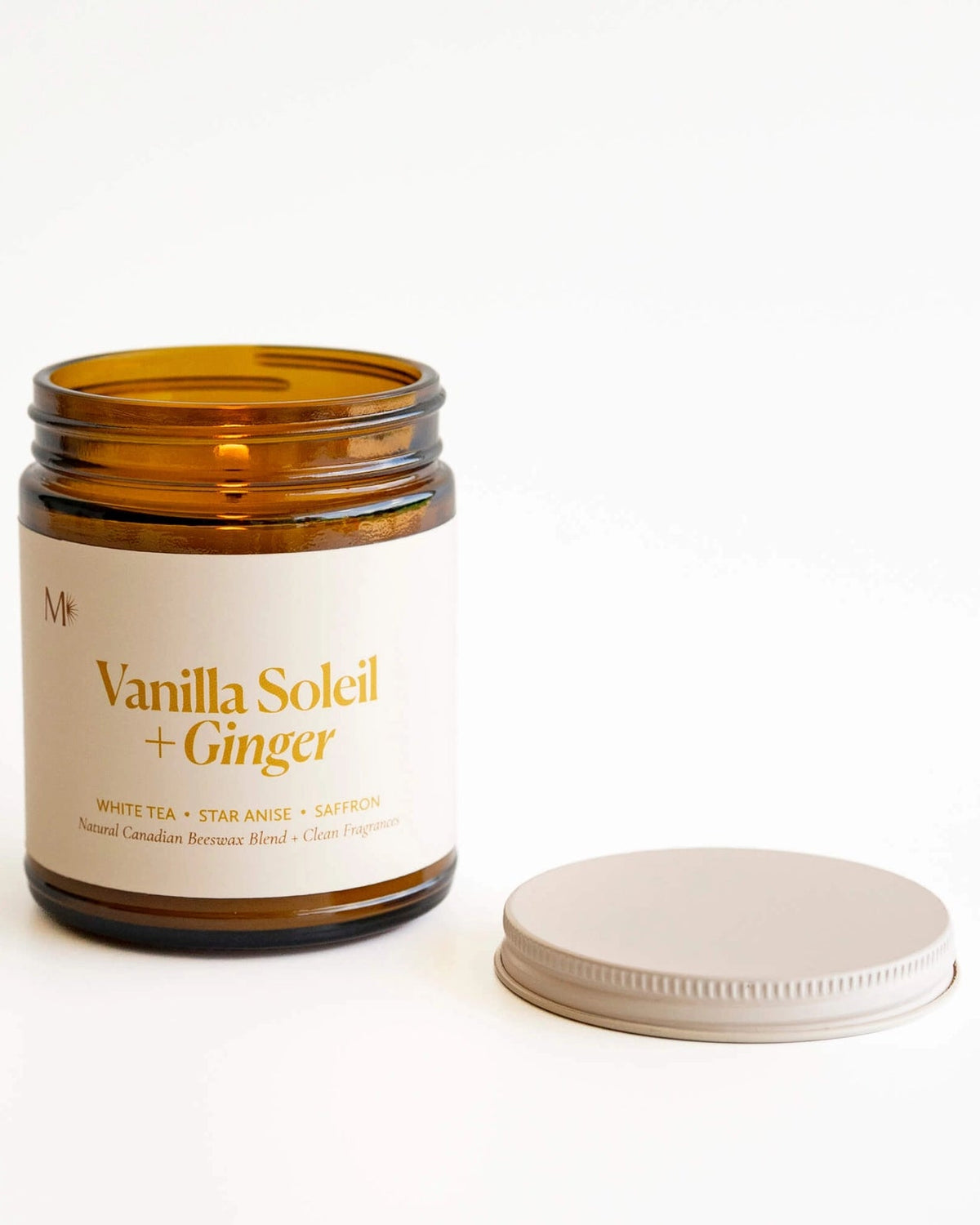 Vanilla Soleil + Ginger | Canadian Beeswax Candle
