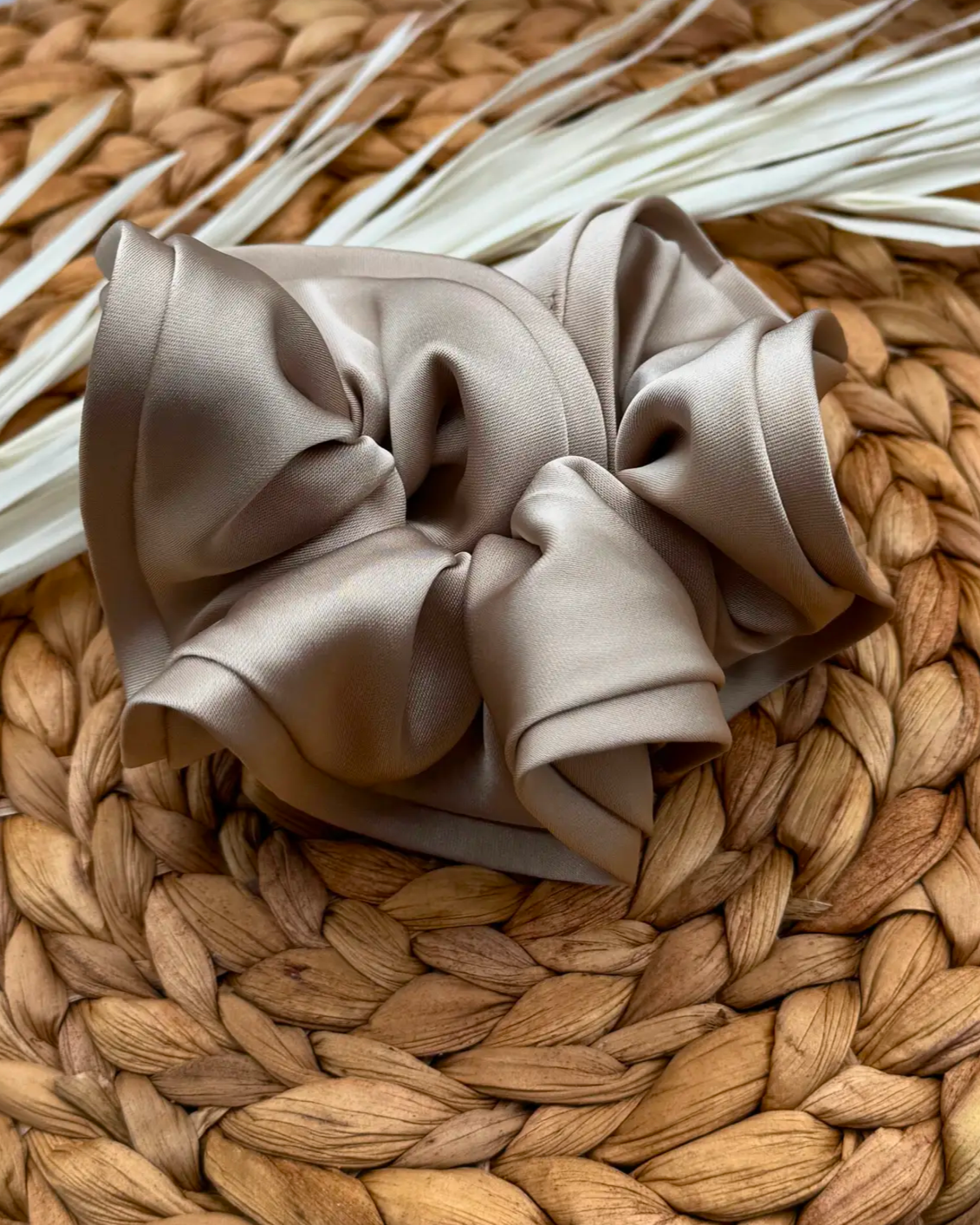 Large Satin Hair Scrunchie